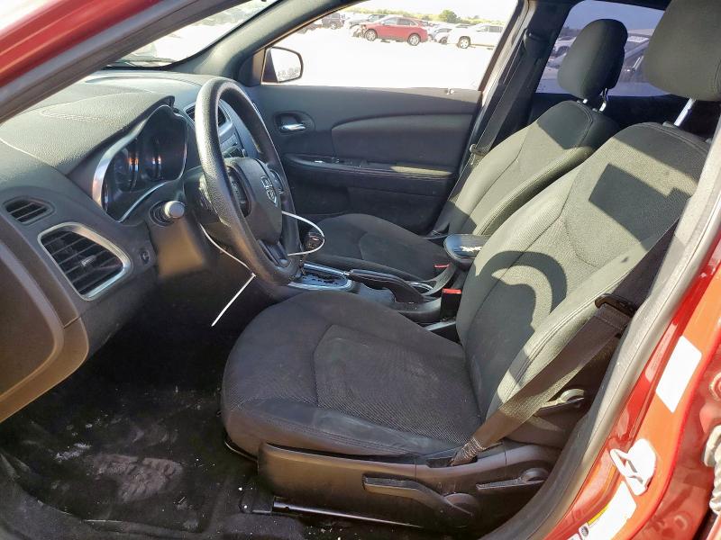 1C3CDZAB0DN689380 - 2013 DODGE AVENGER SE წითელი ფოტო 7