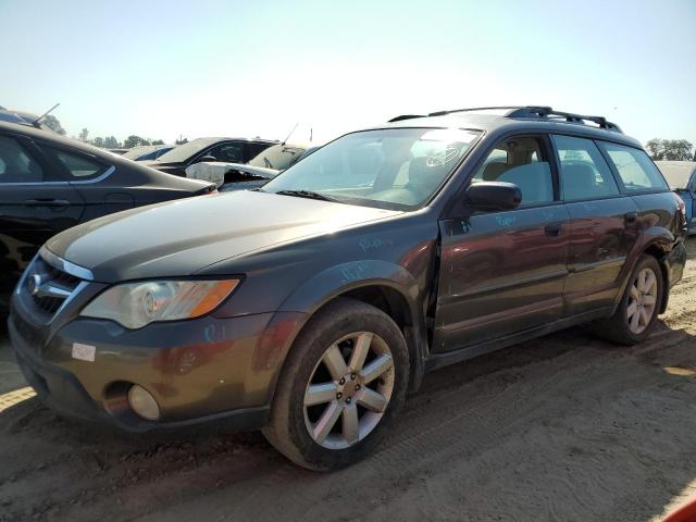 4S4BP61C287300993 - 2008 SUBARU OUTBACK 2.5I GRAY photo 1