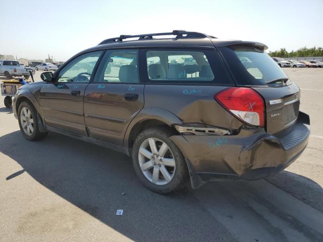 4S4BP61C287300993 - 2008 SUBARU OUTBACK 2.5I GRAY photo 2