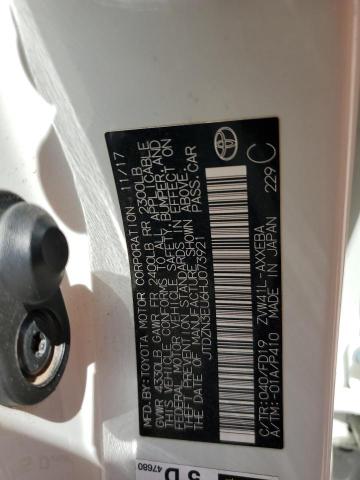 JTDZN3EU6HJ073921 - 2017 TOYOTA PRIUS V WHITE photo 14