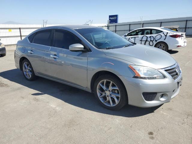 3N1AB7AP4EY334325 - 2014 NISSAN SENTRA S SILVER photo 4