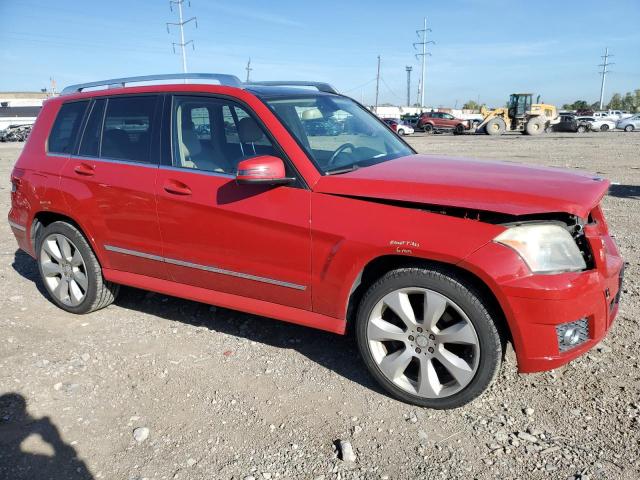 WDCGG8HBXAF432134 - 2010 MERCEDES-BENZ GLK 350 4MATIC RED photo 4