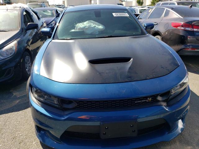 2C3CDXGJ8LH237669 - 2020 DODGE CHARGER SCAT PACK BLUE photo 5