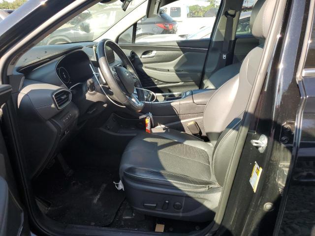 5NMS3DAJ9MH345337 - 2021 HYUNDAI SANTA FE SEL BLACK photo 7
