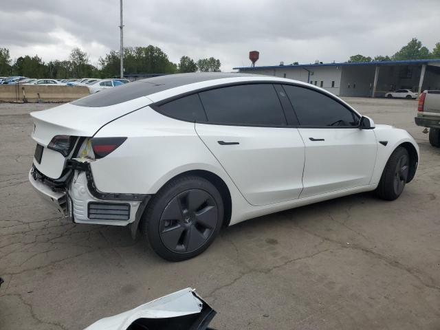 5YJ3E1EA1MF969013 - 2021 TESLA MODEL 3 WHITE photo 3