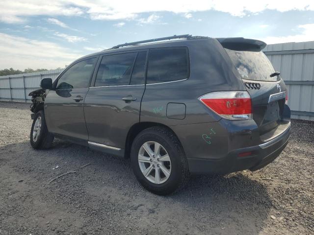 5TDZA3EHXCS030659 - 2012 TOYOTA HIGHLANDER BASE Gris foto 2