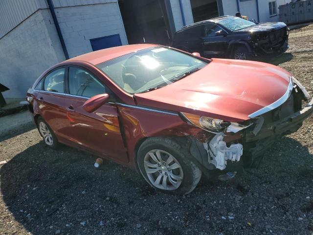 5NPEB4AC0CH427850 - 2012 HYUNDAI SONATA GLS RED photo 4