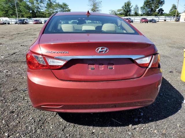 5NPEB4AC0CH427850 - 2012 HYUNDAI SONATA GLS RED photo 6