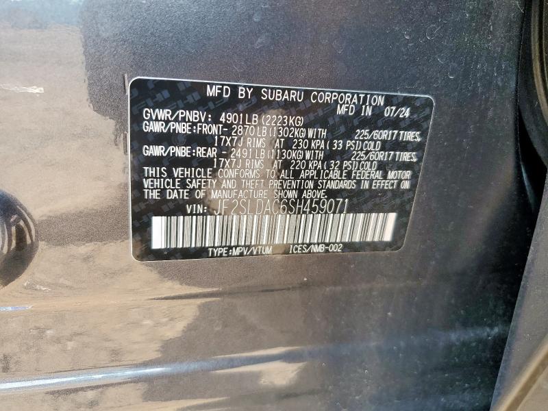 JF2SLDAC6SH459071 - 2025 SUBARU FORESTER Gri fotoğraf 13