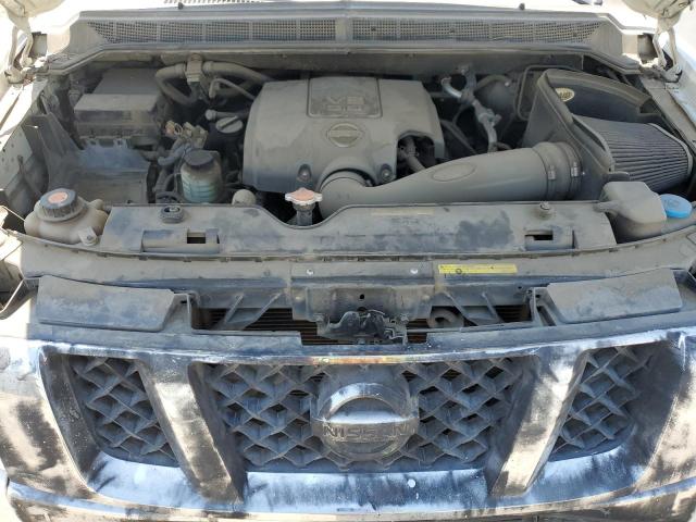 1N6AA07G48N305324 - 2008 NISSAN TITAN XE WHITE photo 11