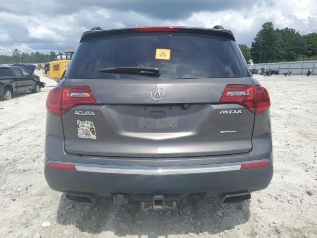 2HNYD2H35CH512185 - 2012 ACURA MDX TECHNOLOGY GRAY photo 6