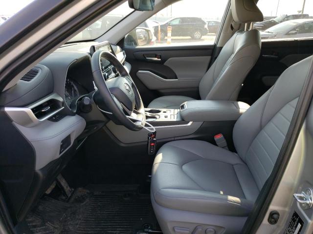 5TDHZRBH2NS168632 - 2022 TOYOTA HIGHLANDER XLE Gümüş foto 7