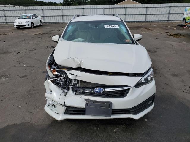 4S3GTAV66N3711443 - 2022 SUBARU IMPREZA PREMIUM WHITE photo 5