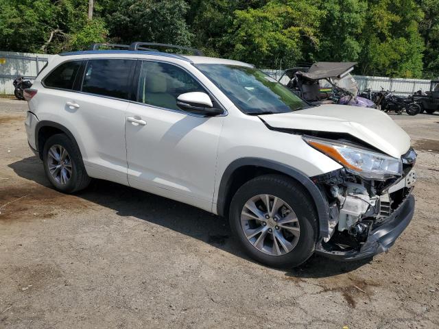 5TDKKRFH3FS042477 - 2015 TOYOTA HIGHLANDER XLE WHITE photo 4