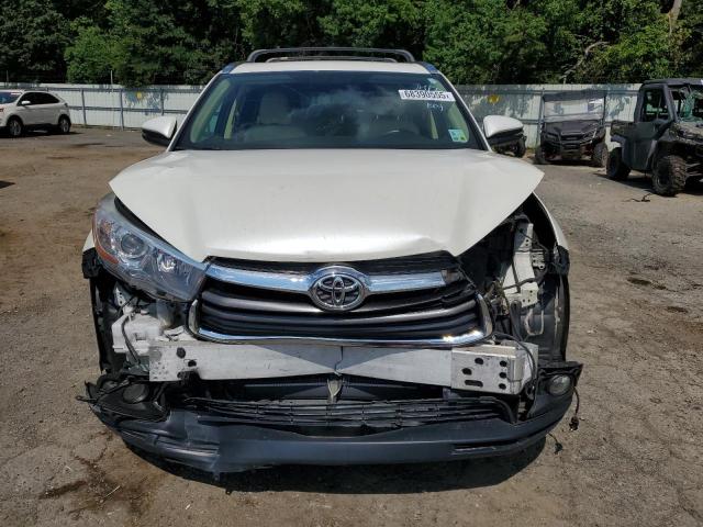 5TDKKRFH3FS042477 - 2015 TOYOTA HIGHLANDER XLE WHITE photo 5