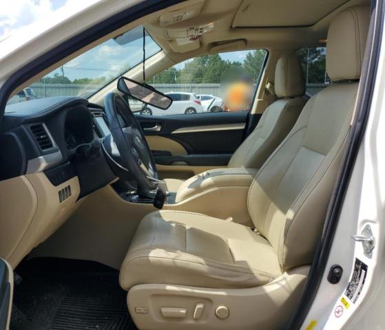 5TDKKRFH3FS042477 - 2015 TOYOTA HIGHLANDER XLE WHITE photo 7