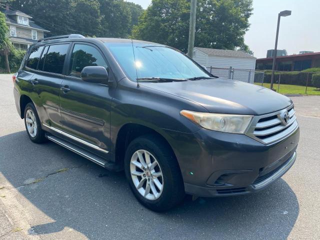 5TDZK3EH1CS059965 - 2012 TOYOTA HIGHLANDER BASE Gris photo 1