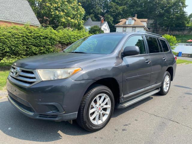 5TDZK3EH1CS059965 - 2012 TOYOTA HIGHLANDER BASE Gris photo 2