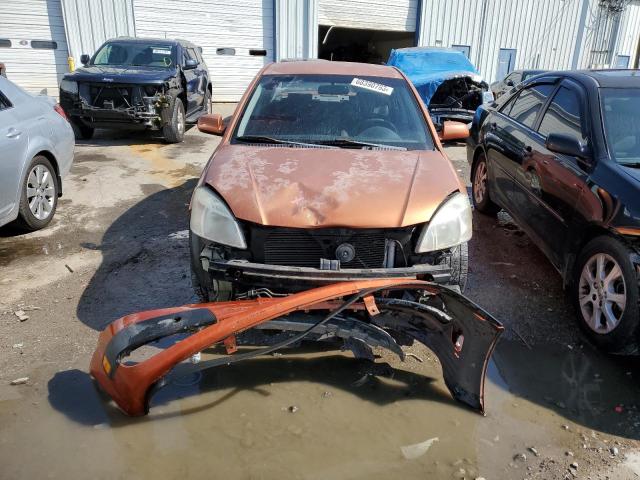 KNADE123376253740 - 2007 KIA RIO BASE ORANGE photo 5