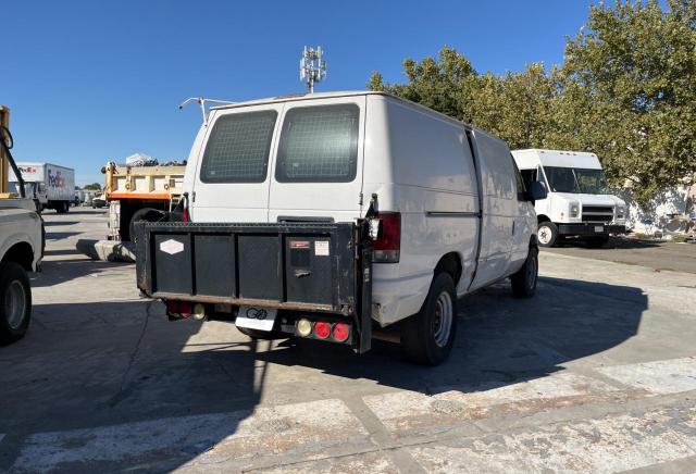 1FTNE24W85HB46737 - 2005 FORD ECONOLINE E250 VAN WHITE photo 4