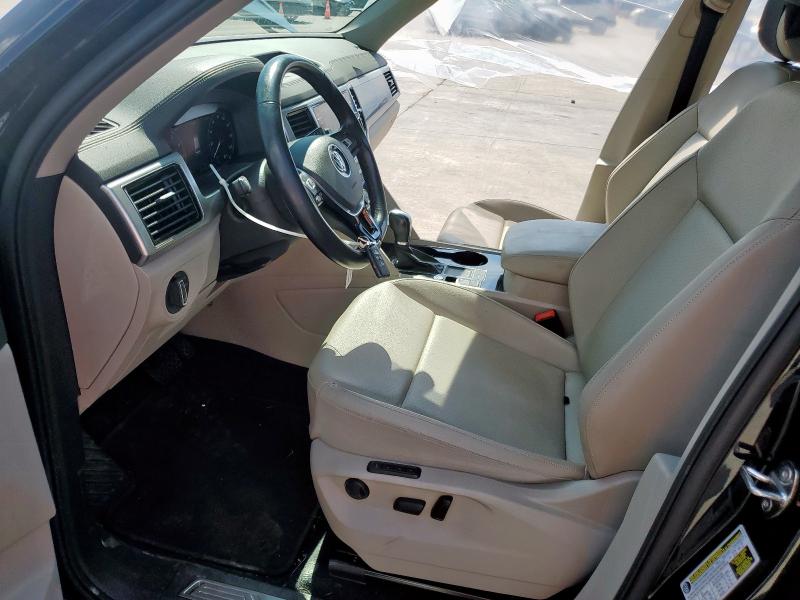 1V2ER2CA7KC512902 - 2019 VOLKSWAGEN ATLAS SEL Noir photo 7