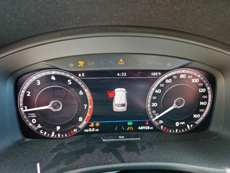 1V2ER2CA7KC512902 - 2019 VOLKSWAGEN ATLAS SEL Noir photo 9