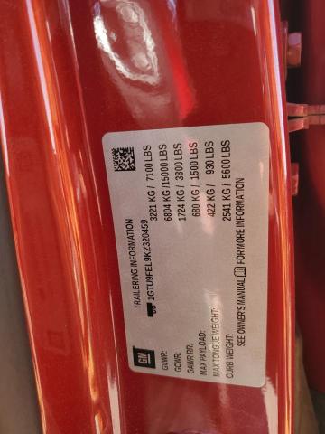 1GTU9FEL9KZ320459 - 2019 GMC SIERRA K1500 DENALI RED photo 12