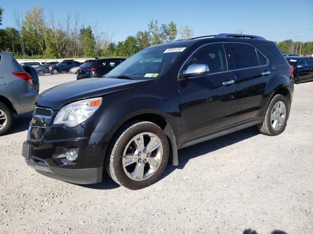 2GNFLHE35E6370501 - 2014 CHEVROLET EQUINOX LTZ BLACK photo 1