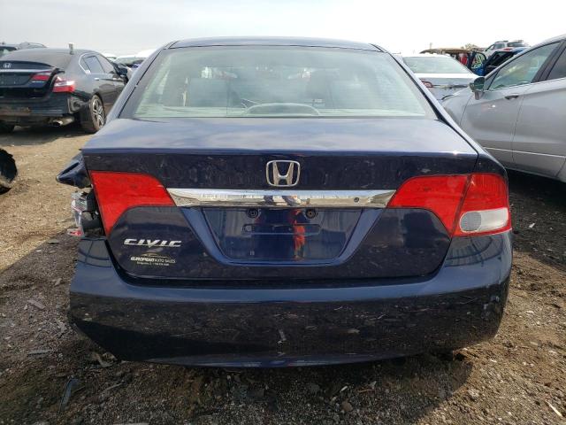 19XFA1F51AE027068 - 2010 HONDA CIVIC LX BLUE photo 6