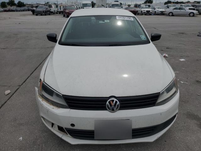3VW2K7AJ4BM379097 - 2011 VOLKSWAGEN JETTA BASE Ақ фото 5