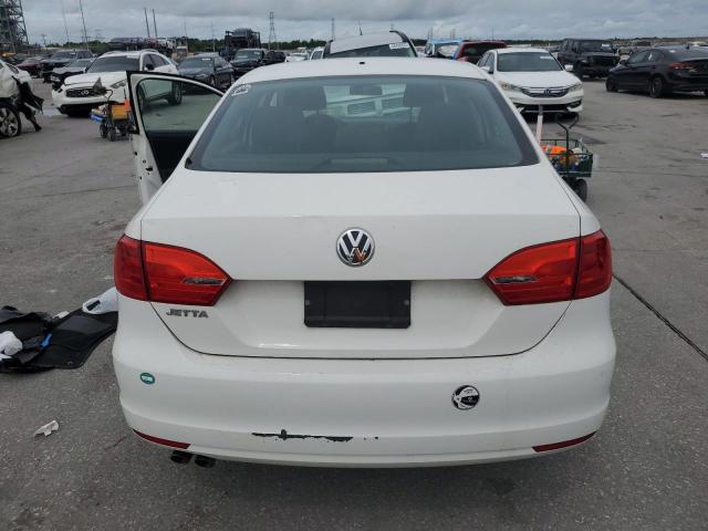 3VW2K7AJ4BM379097 - 2011 VOLKSWAGEN JETTA BASE Ақ фото 6