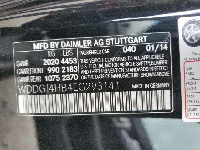 WDDGJ4HB4EG293141 - 2014 MERCEDES-BENZ C 250 BLACK photo 13