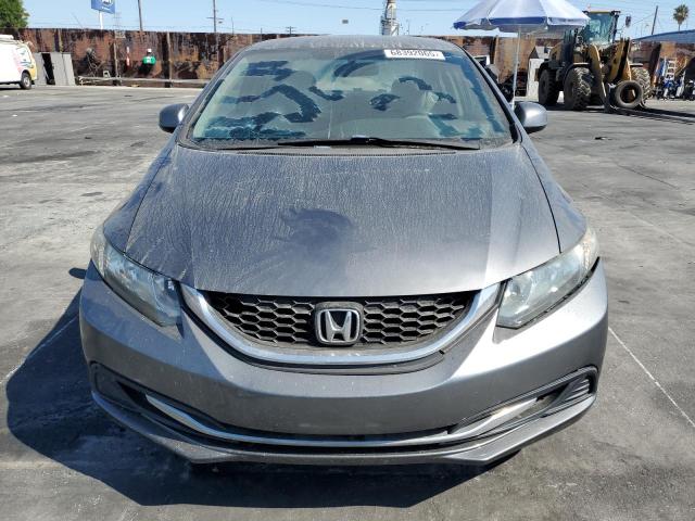 19XFB2F57DE273825 - 2013 HONDA CIVIC LX Մոխրագույն լուսանկար 5