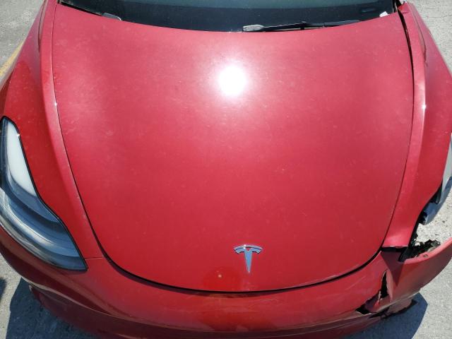 5YJ3E1EB8NF110348 - 2022 TESLA MODEL 3 红色 照片 11
