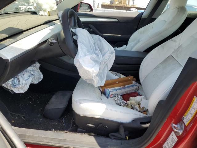 5YJ3E1EB8NF110348 - 2022 TESLA MODEL 3 红色 照片 7