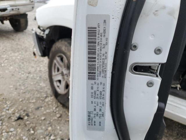 1C6RR7LM0FS609159 - 2015 RAM 1500 SLT WHITE photo 12