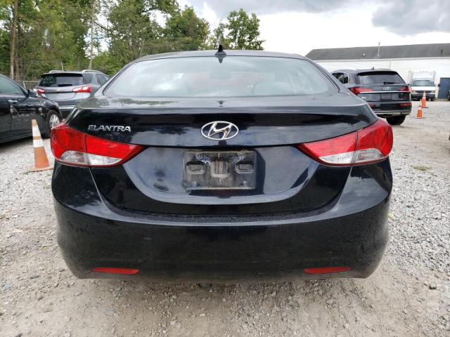 KMHDH4AE5DU732288 - 2013 HYUNDAI ELANTRA GLS BLACK photo 6