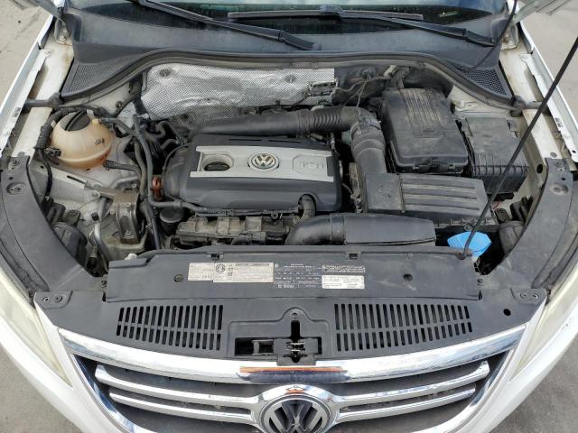WVGBV7AX4BW550179 - 2011 VOLKSWAGEN TIGUAN S WHITE photo 12