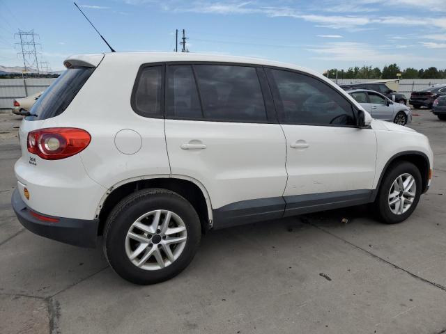 WVGBV7AX4BW550179 - 2011 VOLKSWAGEN TIGUAN S WHITE photo 3