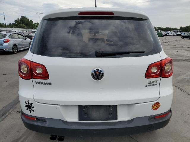 WVGBV7AX4BW550179 - 2011 VOLKSWAGEN TIGUAN S WHITE photo 6