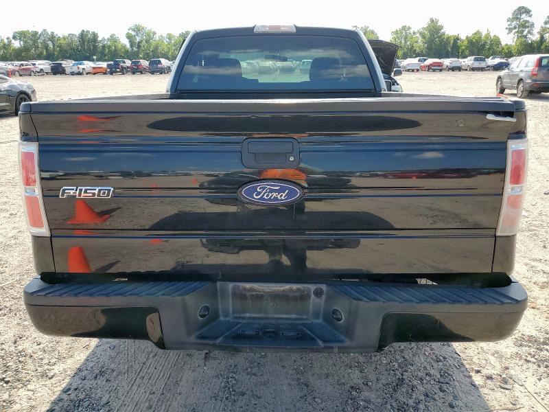 1FTRF12W19KC43962 - 2009 FORD F150 BLACK photo 6
