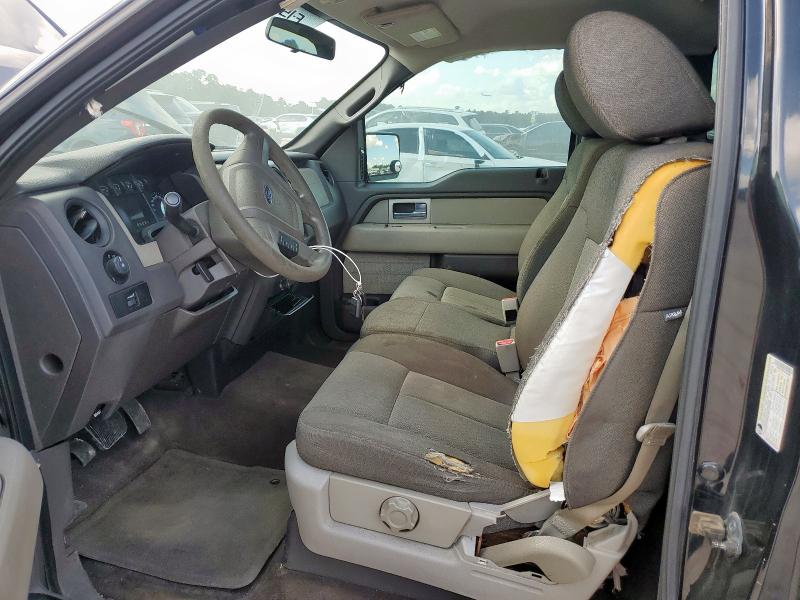 1FTRF12W19KC43962 - 2009 FORD F150 BLACK photo 7