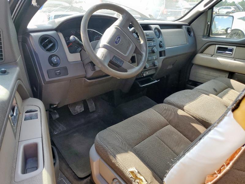 1FTRF12W19KC43962 - 2009 FORD F150 BLACK photo 8