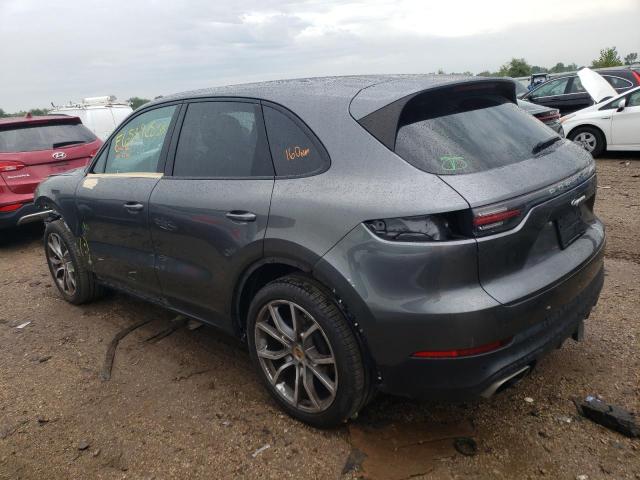 WP1AA2AY1KDA06062 - 2019 PORSCHE CAYENNE GRAY photo 2