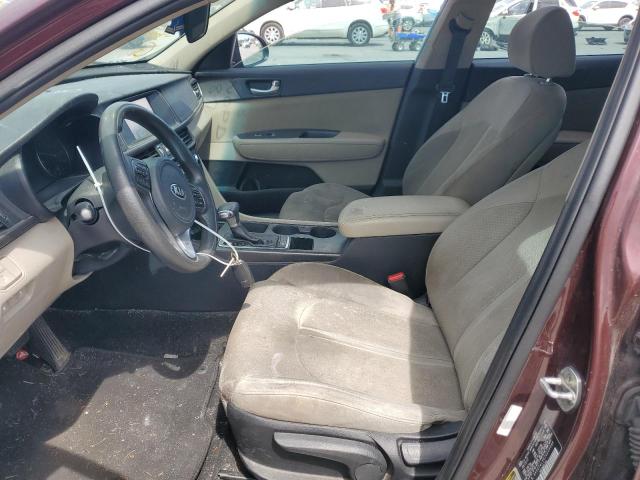 5XXGT4L30JG209984 - 2018 KIA OPTIMA LX MAROON photo 7