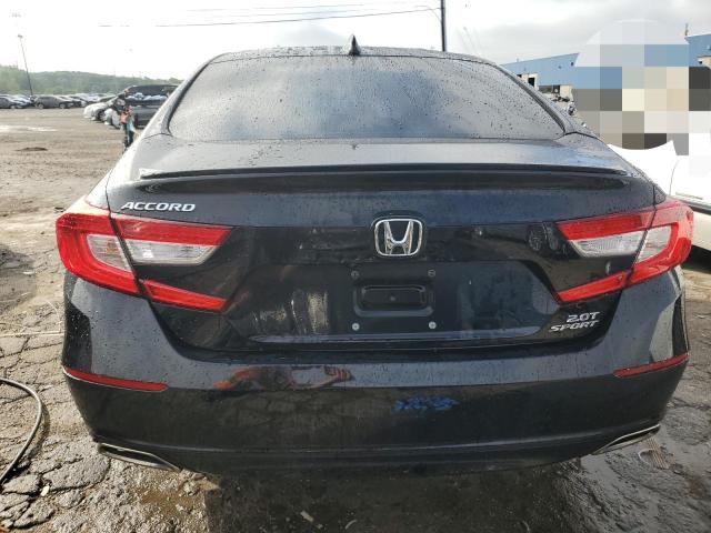 1HGCV2F32JA000204 - 2018 HONDA ACCORD SPORT Czarny zdjęcie 6