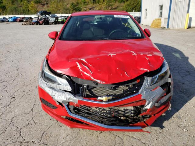 3G1BE6SM5HS510774 - 2017 CHEVROLET CRUZE LT RED photo 5