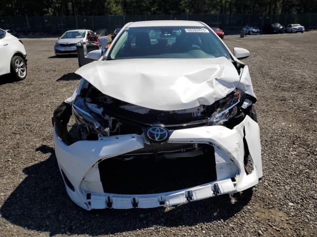 2T1BURHE6JC054072 - 2018 TOYOTA COROLLA L WHITE photo 5
