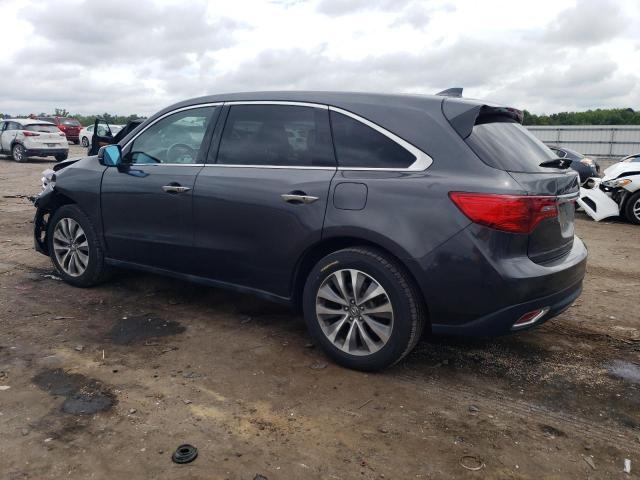 5FRYD4H40GB038697 - 2016 ACURA MDX TECHNOLOGY GRAY photo 2