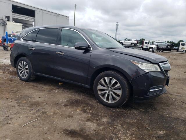 5FRYD4H40GB038697 - 2016 ACURA MDX TECHNOLOGY GRAY photo 4